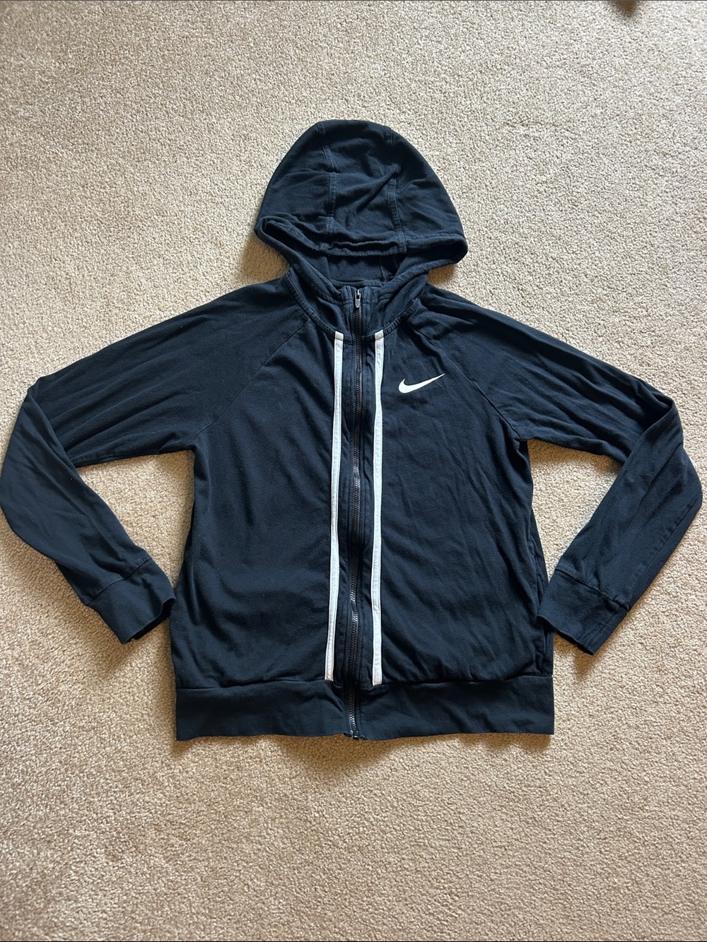 Girls Nike full zip long sleeve hoodie